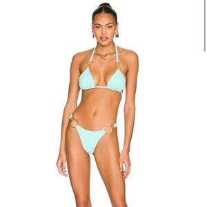 Beach Bunny Nadia Bikini Set in Aqua